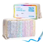 Direct Liquid Style Acrylic Marking Pen Set-240colors-1