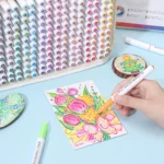 Direct Liquid Style Acrylic Marking Pen Set-96colors,1-2,9