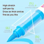 Direct liquid soft-tip acrylic marker-18