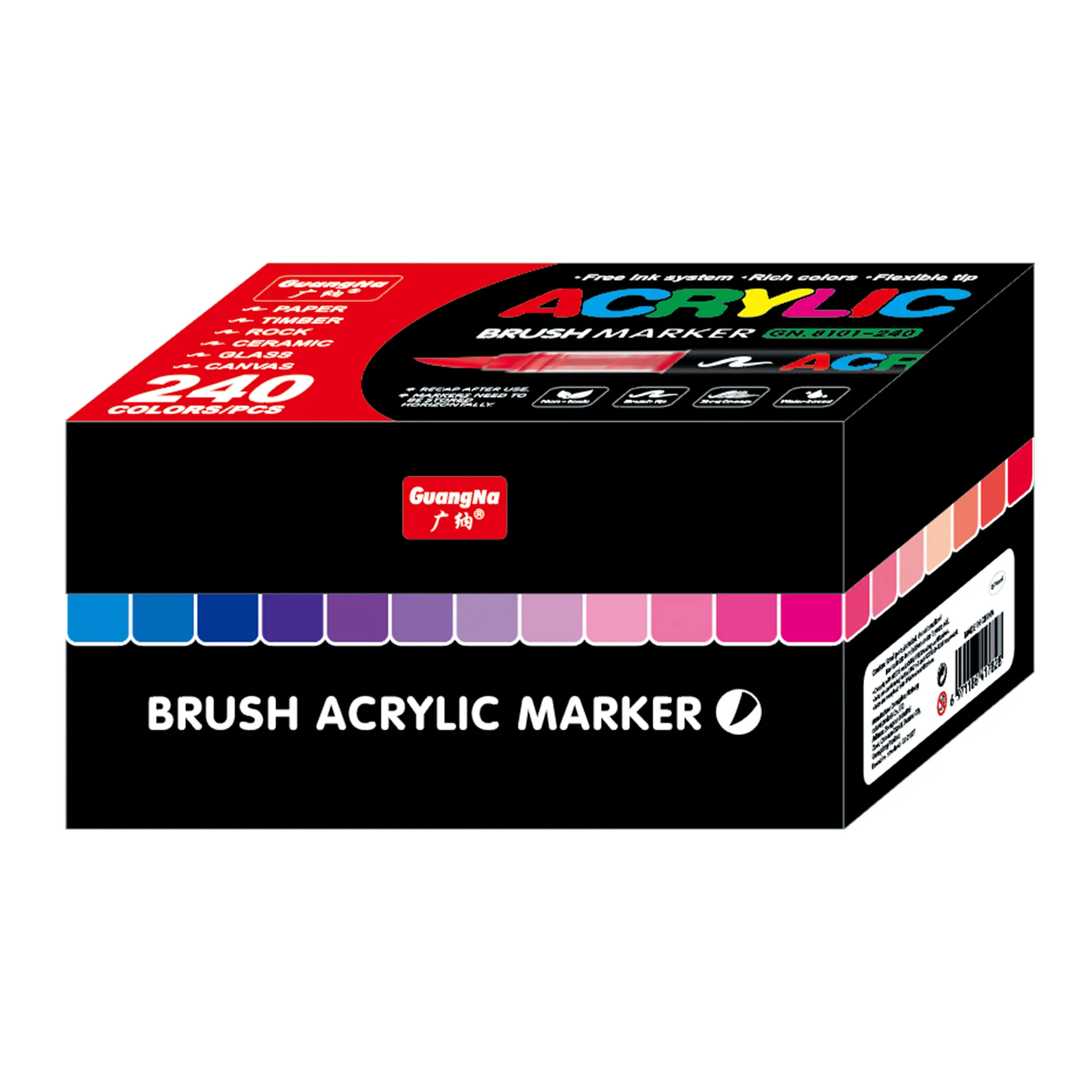 Direct liquid type propylene pen set-240colors-02