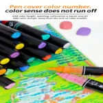 Double-headed direct-flow single-color acrylic pen set-01