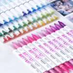 Double-headed direct-flow two-color acrylic pen, 11 color series-01