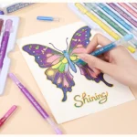 Glitter Effect Drawing Pens Set-18