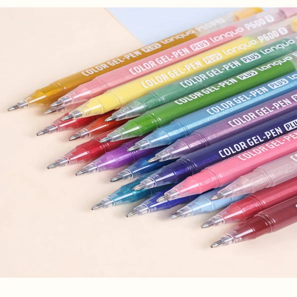 Glitter Effect Drawing Pens Set-12