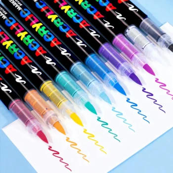 Single-color pack of acrylic pens-03