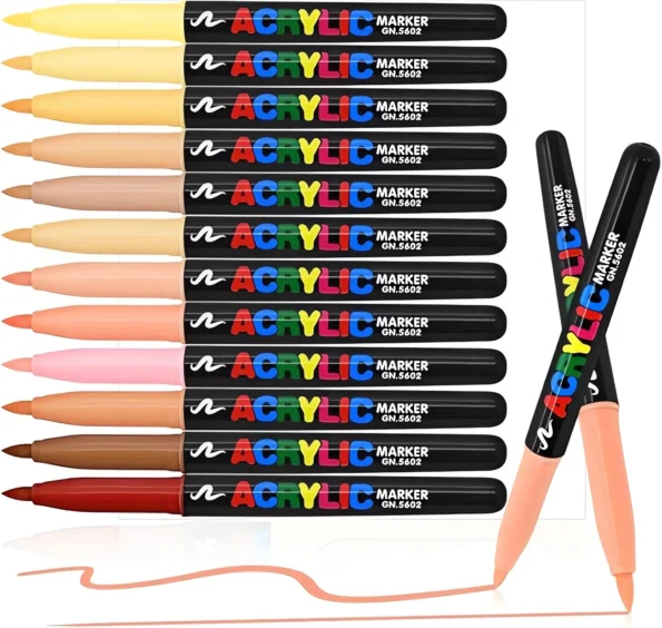 Skin tone acrylic marker pen-05