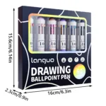 10-in-1-Multicolor-Ballpoint-Pen-Set-0.8mm-Fine-01