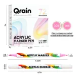 Acrylic-Paint-Marker-Set-72-Colors-Brush-Tip-1